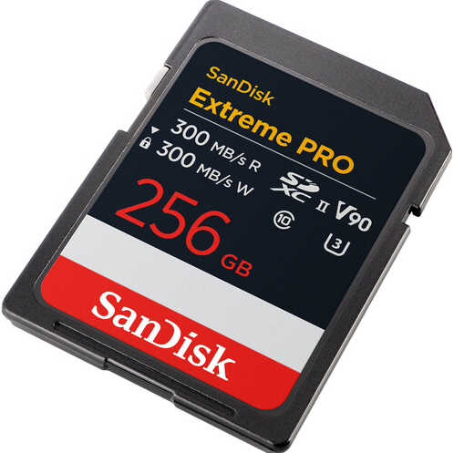 کارت حافظه برند سندیسک مدل SanDisk 256GB Extreme PR O UHS-II SDXC 300MB/S 2000X