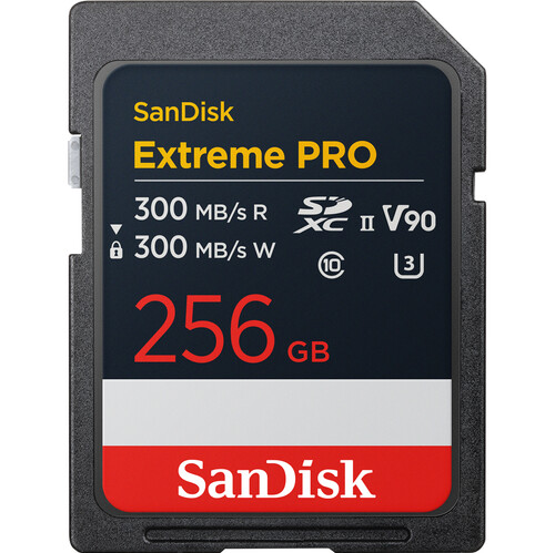 کارت حافظه برند سندیسک مدل SanDisk 256GB Extreme PR O UHS-II SDXC 300MB/S 2000X