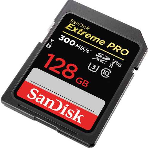 کارت حافظه برند سندیسک مدل SanDisk 128GB Extreme PRO UHS-II SDXC 300MB/S 2000X