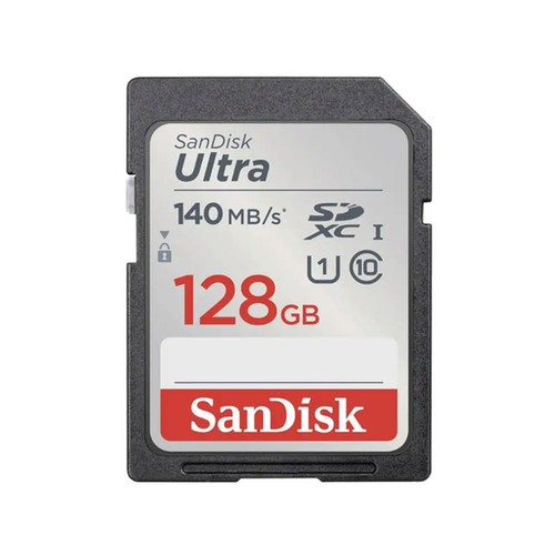کارت حافظه مدل اس دی سندیسک SD Sandisk 128GB 140mb/s Ultra