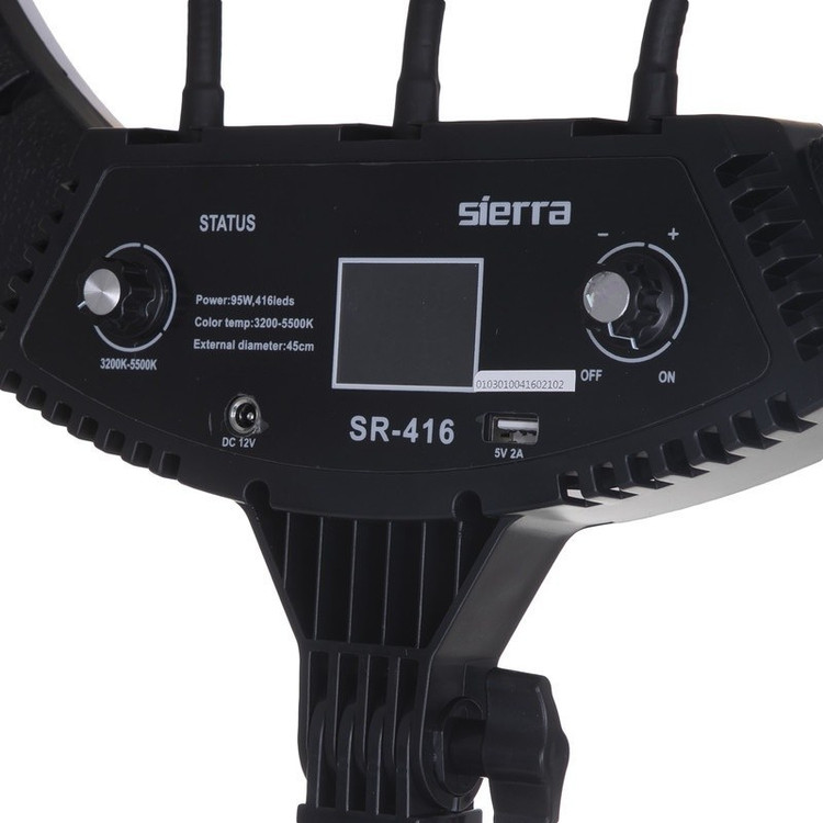 رینگ لایت سیرا مدل SR416 به همراه سه پایه و آینه