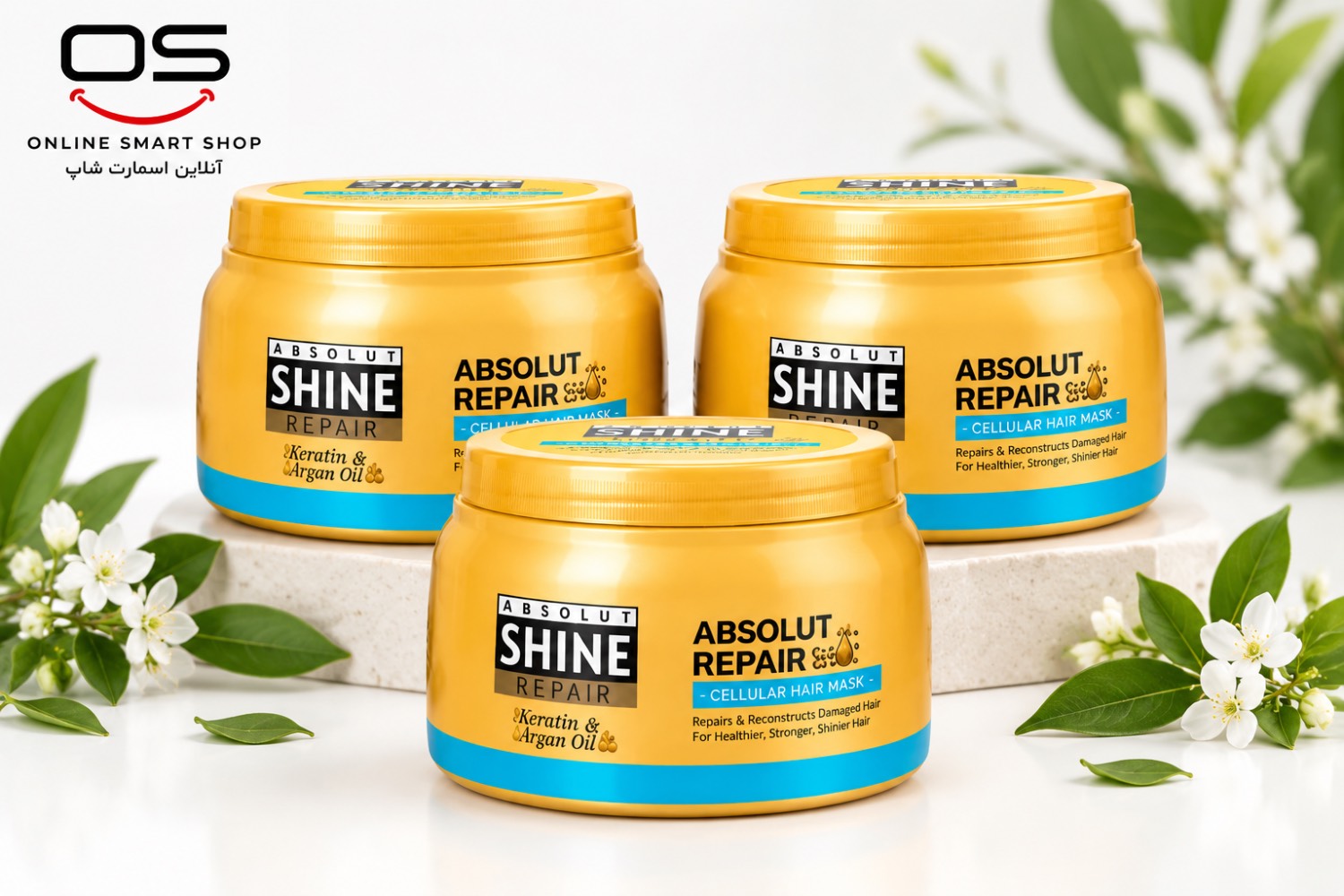 ماسک مو کراتینه شاین مدل Shine keratin hair mask