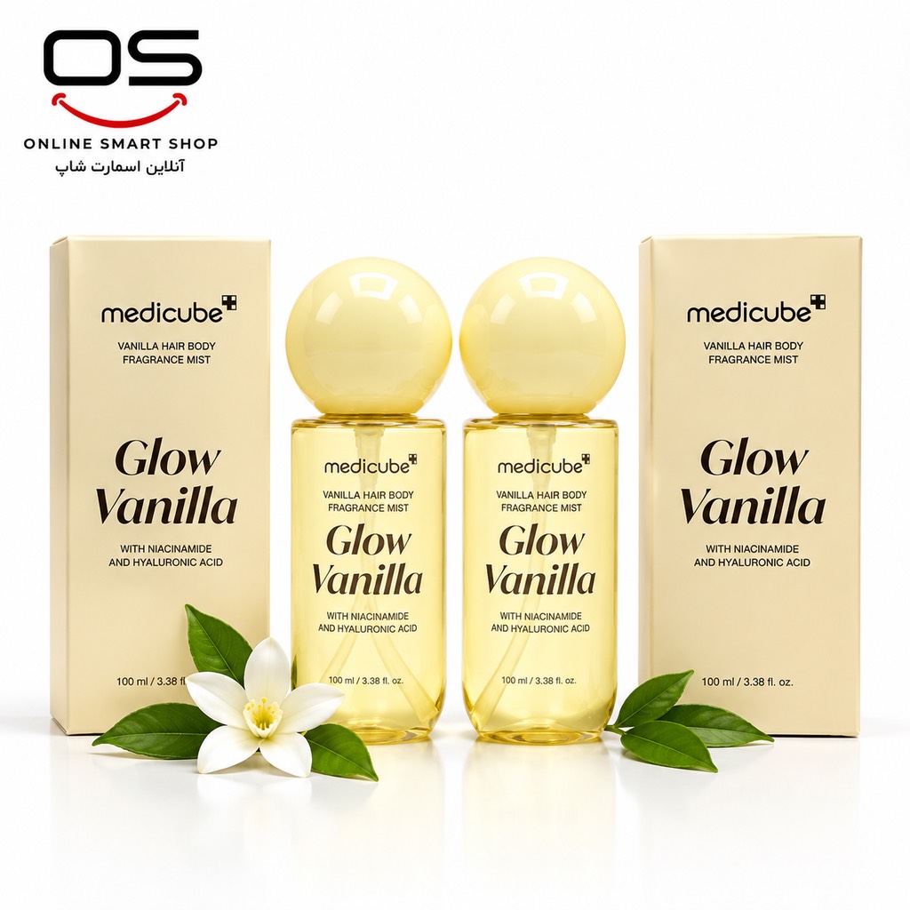 میست خوشبوکننده مو و بدن وانیلی مدی‌کیوب Glow Vanilla (250 میل)