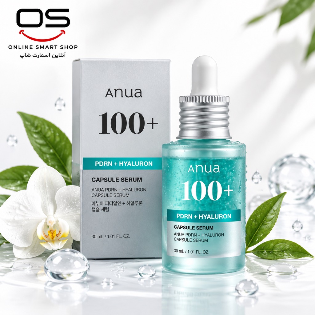 سرم هیالورونیک اسید آنوا آبی کپسولی: آبرسان قوی اصل کره