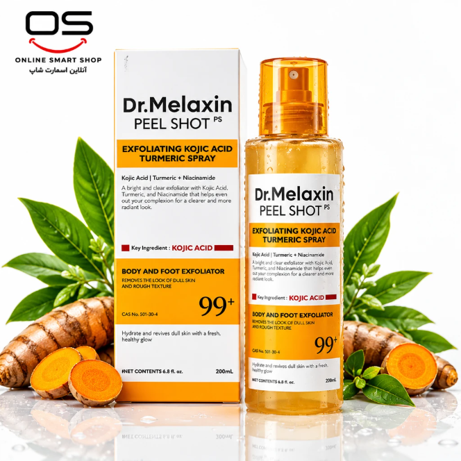 لایه‌بردار و روشن‌کننده بدن و پا دکتر ملاکسین (مدل Peel Shot PS)