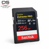 کارت حافظه برند سندیسک مدل SanDisk 256GB Extreme PR O UHS-II SDXC 300MB/S 2000X